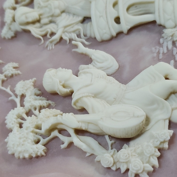 Bradex 1988 Romeo & Juliet Shakespearean Lovers Incolay Stone Collector's Plate - Picture 5 of 16